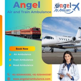 Angel Air and Train Ambulance Service in Guwahati, Guwahati, India