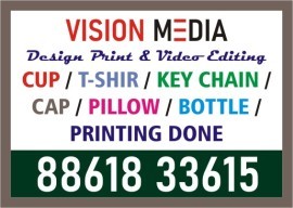 Sublimation Printing done at Vision Media | , Banaswadi, India