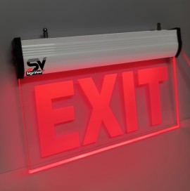 Buy Red LED Exit Light Online in India, Delhi, National Capital Territory of De