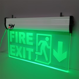 Buy LED Fire Exit Down Side Arrow Online in India, Delhi, National Capital Territory of De