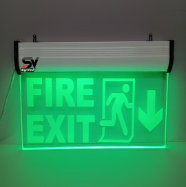 Buy LED Fire Exit Down Side Arrow Online in India, Delhi, National Capital Territory of De