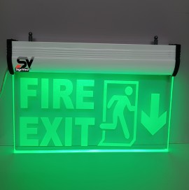 Buy LED Fire Exit Down Side Arrow Online in India, Delhi, National Capital Territory of De