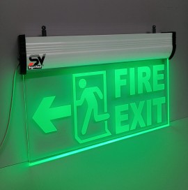 Buy LED Fire Exit Left Side Arrow Online, Delhi, National Capital Territory of De