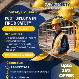 Advanced Diploma in Fire & Safety..., Tiruchi, India