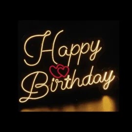 Buy Happy Birthday Neon Sign in India