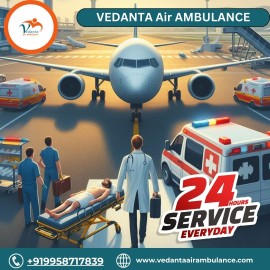 Hire Reliable Vedanta Air Ambulance in Varanasi, Varanasi, India