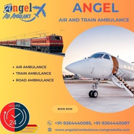 Book Angel Air and Train Ambulance in Patna, Patna, India