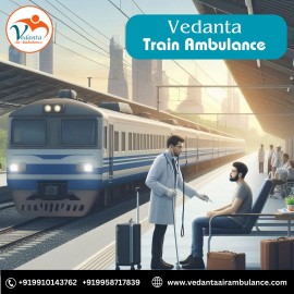 Get Reliable Vedanta Train Ambulance in Kolkata, Kolkata, India