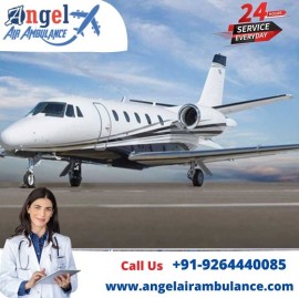 Get Credible Angel Air and Train Ambulance Raipur, Raipur, India