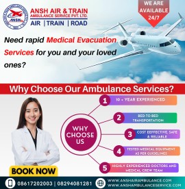 Ansh Air Ambulance Services in Ranchi - Evacuation, Patna, India