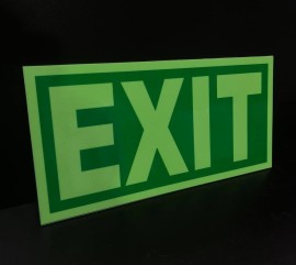 Buy Night Glow Exit Signage Online in India, Delhi, National Capital Territory of De