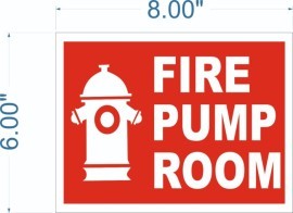 Buy Fire Pump Room Signage Board Online in India, Delhi, National Capital Territory of De