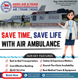 Capable Ansh Air Ambulance Services in Guwahati , Jorhat, India