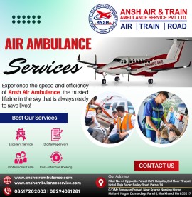 Ansh Air Ambulance Services in Patna - Never Compr, Patna, India