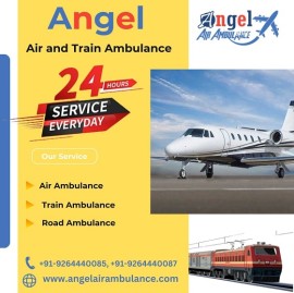 Utilize Angel Air and Train Ambulance Bhopal, Bhopal, India