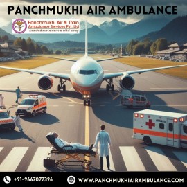 Avail the Safest Panchmukhi Air Ambulance , Bengaluru, India