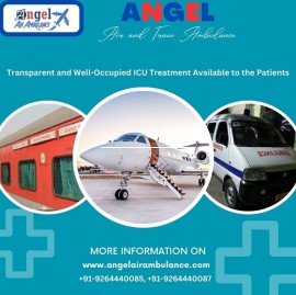 Hire Angel Air and Train Ambulance in Patna, Alipur, India