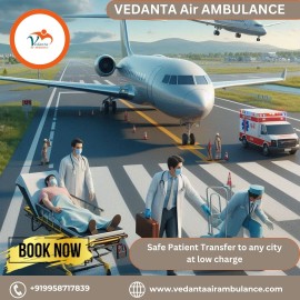 Use Top-grade Vedanta Air Ambulance in Jamshedpur, Jamshedpur, India