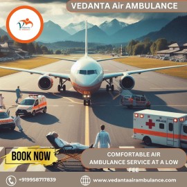 Hire the Safest Vedanta Air Ambulance in Gorakhpur, Gorakhpur, India