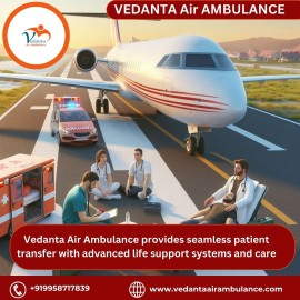 Take Vedanta Air Ambulance Service in Chennai   , Chennai, India