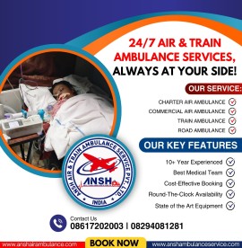 Ansh Air Ambulance Services In Patna - Convenient , Patna, India