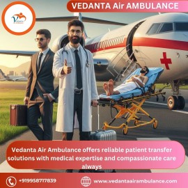 Use Top-class Vedanta Air Ambulance in Allahabad , Allahabad, India