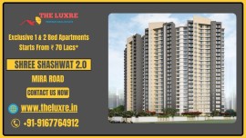 Shree Shashwat 2.0 Spacious 1 & 2 Bed Apartmen