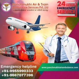 Panchmukhi Train Ambulance Service in Hyderabad, Hyderabad, India