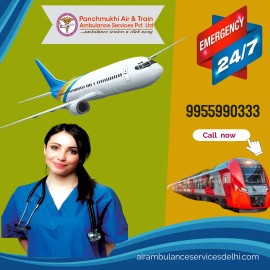 Book Panchmukhi Train Ambulance Service in Pune, Pune, India