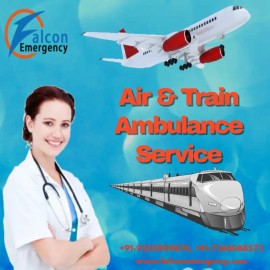 Falcon Train Ambulance in Patna is Serving Patient, Patna, India