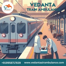 Vedanta Train Ambulance Services in Hyderabad , Hyderabad, India