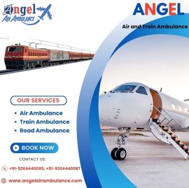 Angel Air and Train Ambulance Service in Bhopal, Bhopal, India