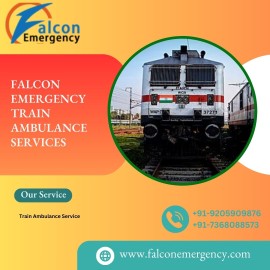 Falcon Train Ambulance in Guwahati is the Provider, Guwahati, India