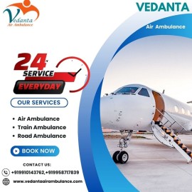 Choose Vedanta Air Ambulance Service in Jamshedpur, Ranchi, India