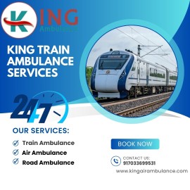 King Train ambulance service in Guwahati, Guwahati, Assam