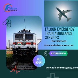 Choose Falcon Train Ambulance in Chennai, Chennai, India