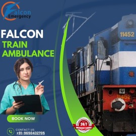 Choose to Travel via Falcon Train Ambulance Patna, Patna, India