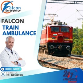 Book Falcon Train Ambulance in Kolkata, Kolkata, India