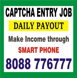 Captcha Entry Mobile job  Get paid daily Income  |