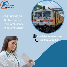 Falcon Train Ambulance in Delhi Provides a Comfort, New Delhi, India