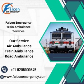 Falcon Emergency Train Ambulance Services in Patna, Patna, India