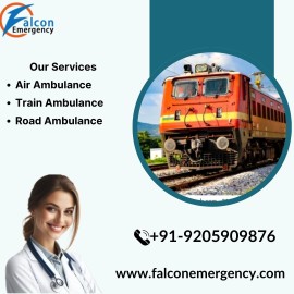 Falcon Train Ambulance in Mumbai is a Perfect Mode, Mumbai, India