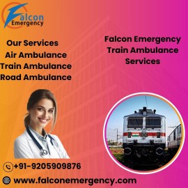 Falcon Train Ambulance in Bhopal , Bhopal, India