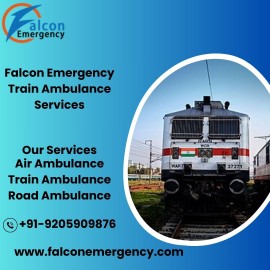  Falcon Emergency Train Ambulance service in patna, Patna, India