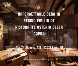 Unforgettable Cena in Reggio Emilia at Ristorante , Acri, Italy